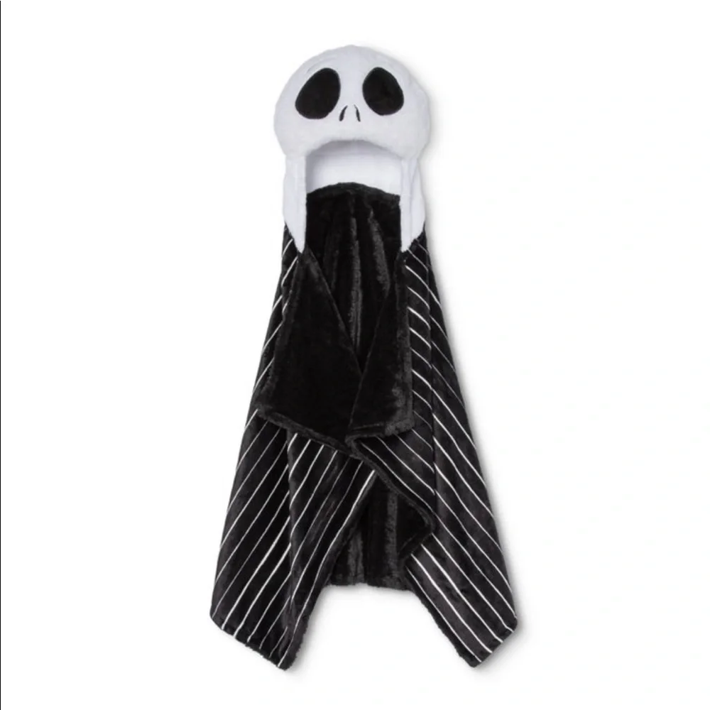 NWT jack skellington night before Christmas hooded towel 30”x50” Disney